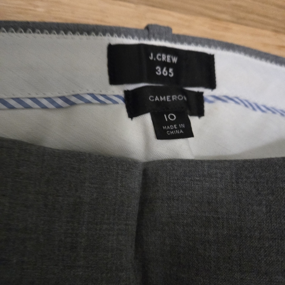J. Crew 365 Gray Cameron Pants - Picture 4 of 7